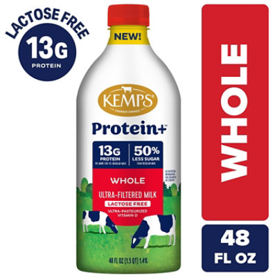 Kemps Milk Protein Ultra Filtered Esl Lactose Free Whole Vitamin D 48 Fz Plastic Bottle - 48 FZ - Image 1
