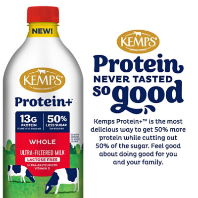 Kemps Milk Protein Ultra Filtered Esl Lactose Free Whole Vitamin D 48 Fz Plastic Bottle - 48 FZ - Image 2