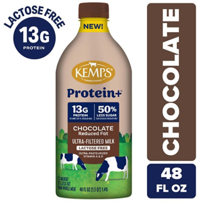 Kemps Milk Protein 2% Reduced Fat Chocolate Ultra Filtered Lactose Free Ultra Pasteurized 48 Fz - 48 FZ - Image 1