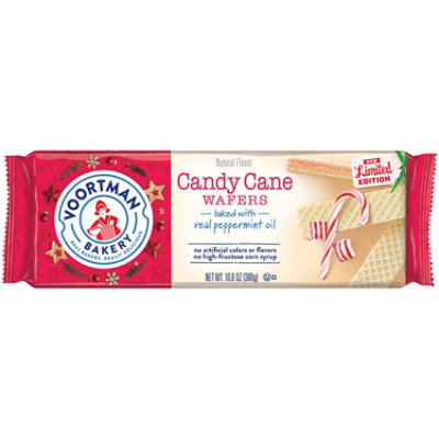 Voortman Wafers Candy Cane 10.6oz - 10.6 OZ - Image 1