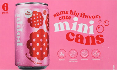 Poppi Prebiotic Raspberry Rose 6-7.5fz - 6-7.5 FZ - Image 5