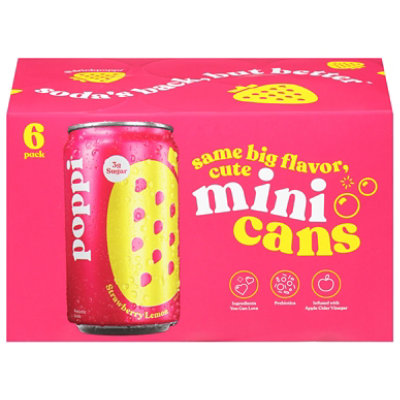 Poppi Strawberry Lemon 6-7.5fz - 6-7.5 FZ - Image 1