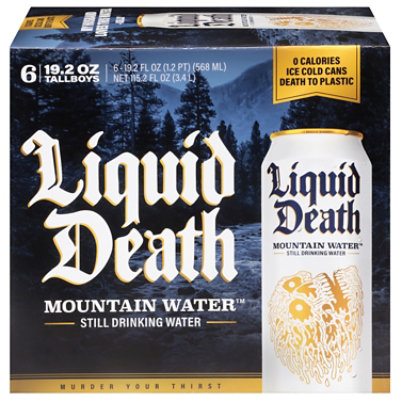 Liquid Death Still Mountain Water 6-19.2fz - 6-19.2 FZ - Image 2