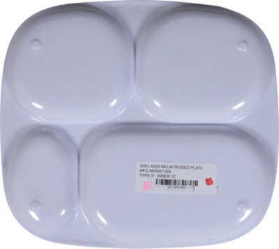 Ssel Kids Melamine Divided Plate - EA - Image 3