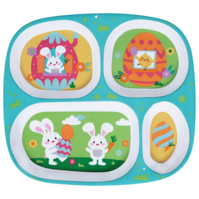 Ssel Kids Melamine Divided Plate - EA - Image 1