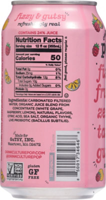 Culture Pop Raspberry Lemonade 12fz - 12 FZ - Image 5