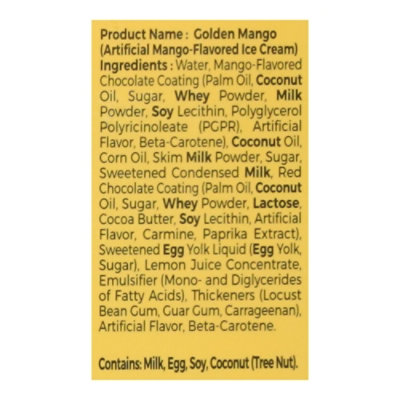 Icenova Ice Cream Golden Mango - 7.94 OZ - Image 4