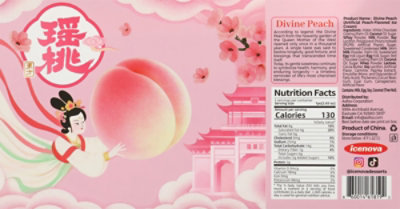 Icenova Ice Cream Divine Peach - 7.94 OZ - Image 5