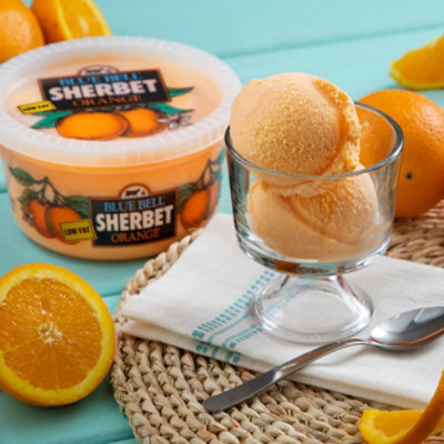 Blue Bell Orange Sherbet - 1 Quart - 1 QT - Image 4