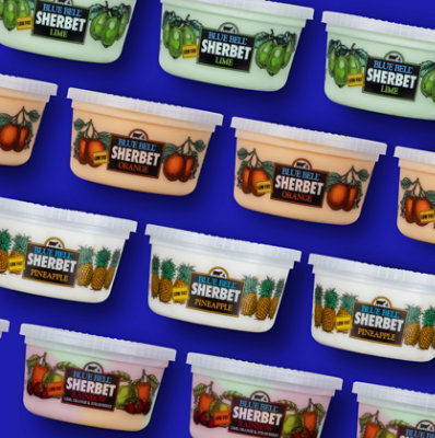 Blue Bell Rainbow Sherbet - 1 Quart - 1 QT - Image 8