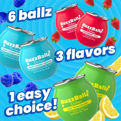 Buzzballz Variety Pack - 6 - 187 ML - Image 4