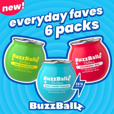 Buzzballz Variety Pack - 6 - 187 ML - Image 3