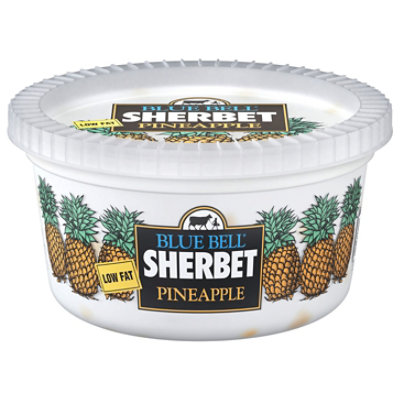 Blue Bell Pineapple Sherbet - 1 Quart - 1 PT - Image 1
