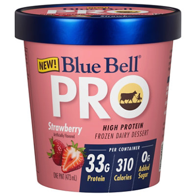 Blue Bell Dairy Dessert Pro Strawberry - HG - Image 1