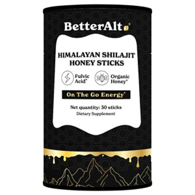 Better Alt Shilajit Honey Sticks - 30 CT - Image 1