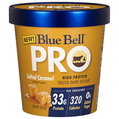 Blue Bell Dairy Dessert Pro Sltd Caramel - 1 PT - Image 1