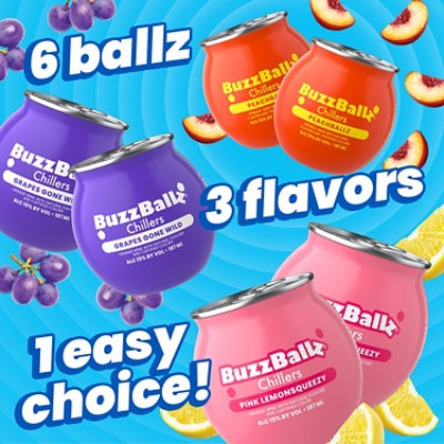 Buzzballz Fruity Faves - 6 - 187 ML - Image 4