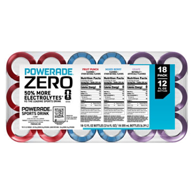 Powerade Zero Variety Pack 18-12fz - 18-12 FZ - Image 2