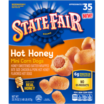 State Fair Hot Honey Mini Corn Dogs 23.76 Oz - 23.76OZ - Image 4