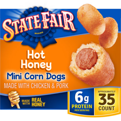 State Fair Hot Honey Mini Corn Dogs 23.76 Oz - 23.76OZ - Image 1