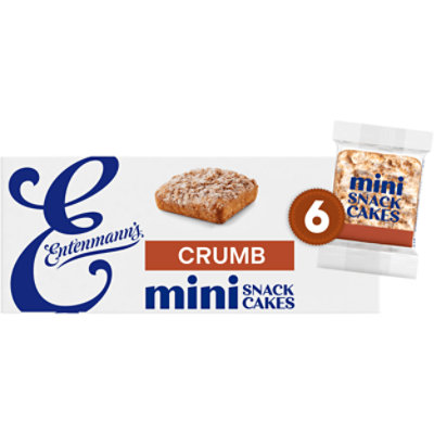 Entenmanns Crumb Mini Snack Cakes 6 Count - 11.5 OZ