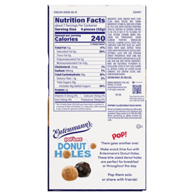 Entenmanns Popems Glazed Donut Holes - 13 OZ - Image 5
