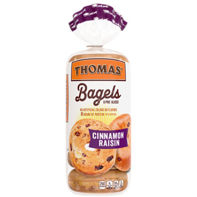 Thomas Cinnamon Raisin Bagels 6 Count - 18 OZ - Image 6