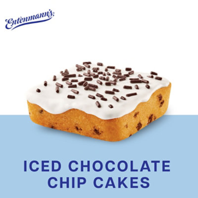 Entenmann's Iced Chocolate Chip Mini Snack Cakes - 6 - 11 OZ - Image 3