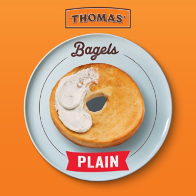Thomas Plain Bagels 6 Count - 18 OZ - Image 3