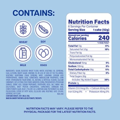 Entenmann's Iced Party Mini Snack Cakes - 6 - 11 OZ - Image 2