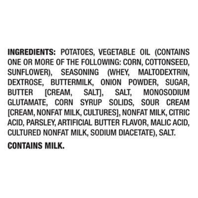 Herr's Sour Cream & French Onion Ripple Potato Chips 2.5oz - 2.5 OZ - Image 4