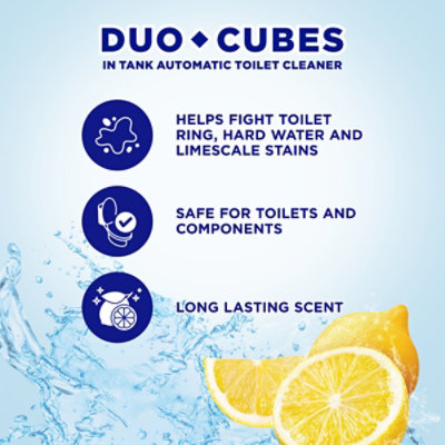 Soft Scrub Duo-cubes In-tank Automatic Toilet Cleaner, Clear Water, Lemon Fresh - 4 Ct. - 4 CT - Image 4