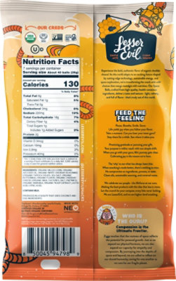 Lesser Evil Puffs Cheddar Space Balls Organic - 7 OZ - Image 5