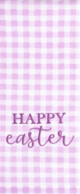 RITZ Purple Gingham Kitchen Towel - Each - Image 1