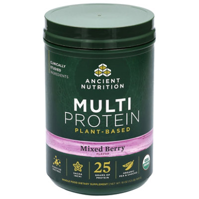 Anct Nut Plant Protein Mixed Berry - 19 OZ - Image 2