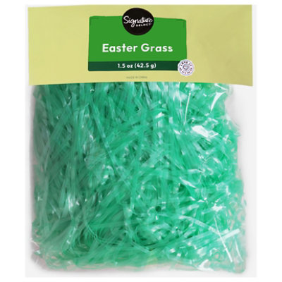 Ssel Green Plastic Easter Grass - EA - Image 2