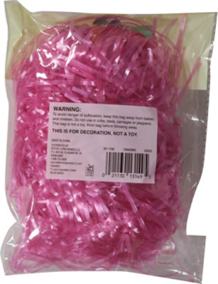 Ssel Pink Plastic Easter Grass - EA - Image 3