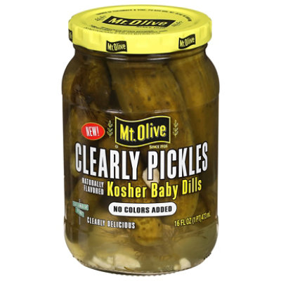 Mt Olive Kosher Baby Dill Pickles 16fz - 16 FZ - Image 1