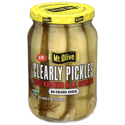 Mt Olive Kosher Dill Pickle Spears 16fz - 16 FZ - Image 1
