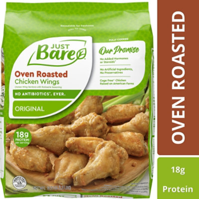 Pilgrim's Pride Just Bare Original Oven Roasted Wings 19.2oz - 19.2 OZ