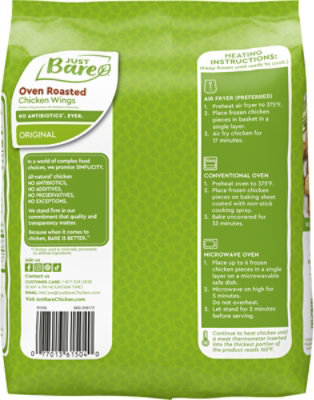 Pilgrim's Pride Just Bare Original Oven Roasted Wings 19.2oz - 19.2 OZ - Image 5