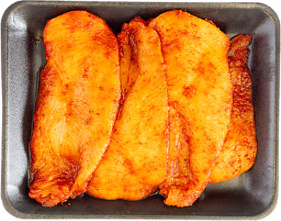 Boneless Skinless Thin Seasoned Chicken Breast - LB - Image 1