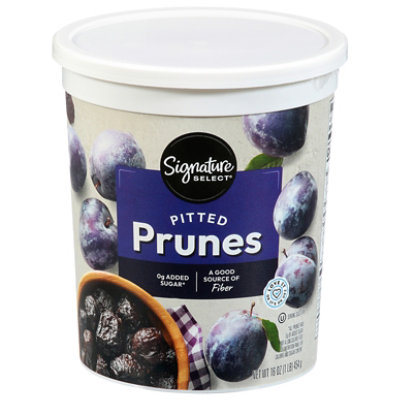 Signature Select Pitted Prunes In Canister 16 Oz - 16 OZ