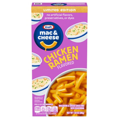 Kraft Chicken Ramen Flavored Mac & Cheese Macaroni And Cheese Dinner, 7.25 Oz Box - 7.25 OZ - Image 1