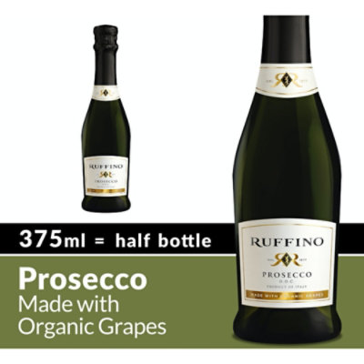 Ruffino Organic Prosecco Wine - 375 ML - Image 1