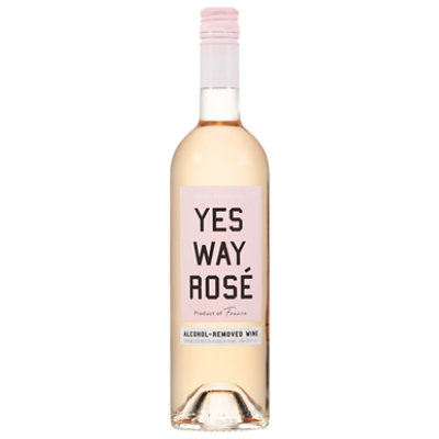 Yes Way Rose Non-alcoholic Wine - 750 ML - Image 1