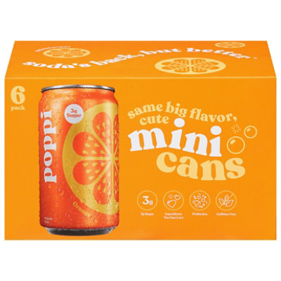 Poppi Prebiotic Orange 6-7.5fz - 6-7.5 FZ - Image 2