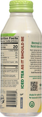 Saint James Organic Black Tea, Half & Half 16 Fz Bottle - 16 FZ - Image 5