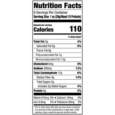 Snyders Of Hanover Pretzels Honey Oat Flax - 8 OZ - Image 3