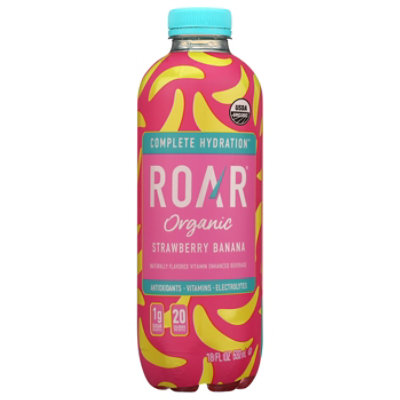 Roar Oraganic Strawberry Banana Each - 18 FZ - Image 1
